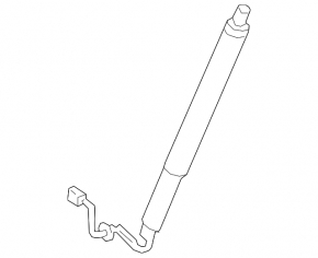 Electric tailgate shock absorber for left Audi Q8 19-25