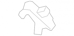 Left front fender apron bracket for Toyota Rav4 06-12