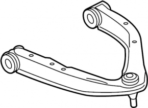 Upper control arm, front right, Nissan Titan 17-24