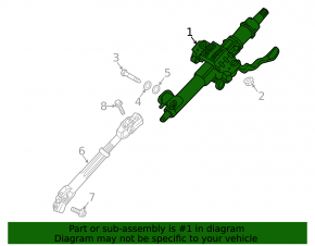 Steering column Kia Optima 16-18 with EUR smart key