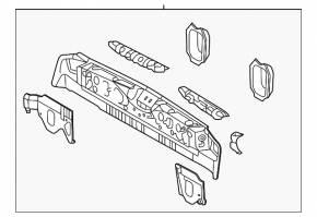 Rear Panel Lexus RX350 RX450h 16-22
