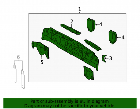 Rear Panel Lexus RX350 RX450h 16-22