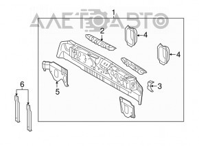 Rear Panel Lexus RX350 RX450h 16-22