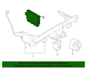 Towbar control unit for Volkswagen ID.4 21-22