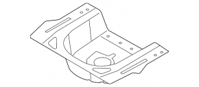 Trunk tray Hyundai Sonata 11-14 on the body