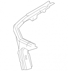 TV bar eyelash right Chevrolet Malibu 16-25