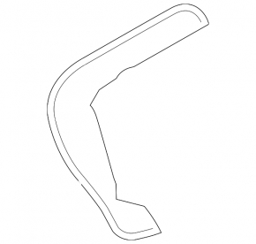 Rubber seal for the tailgate of a Nissan Murano z51 09-14