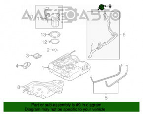 Fuel filler cap Ford Transit Connect MK2 13-25