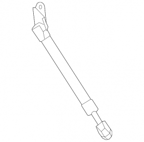 Right tailgate shock absorber for Mazda3 MPS 09-13