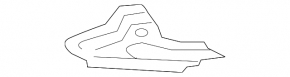 Right front subframe lug for Ford Escape MK3 13-19, type 1