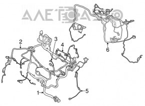 Ford C-max MK2 13-13 underhood wiring harness with fuse box