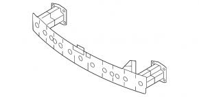 Mazda CX-5 22-25 Front Bumper Reinforcement