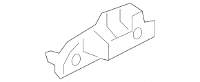 Lower left wing bracket Mazda CX-9 16-23