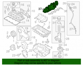 Intake manifold VW Jetta 11-14 USA TDI