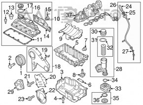 Intake manifold VW Jetta 11-14 USA TDI