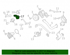 Auxiliary Cooling Pump Bracket Audi Q5 80A 18-24 3.0T