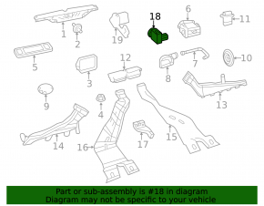 Air Quality Sensor VW Jetta 11-18 USA