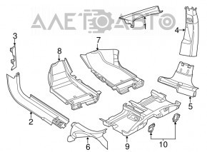 Floor covering left Dodge Dart 13-16 black