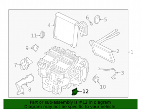 Actuator motor heater drive ventilation Nissan Sentra 20-25