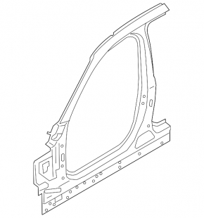 Body pillar central right BMW 3 G20 19-