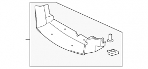 Lower radiator deflector Lexus IS250 IS300 IS350 06-10