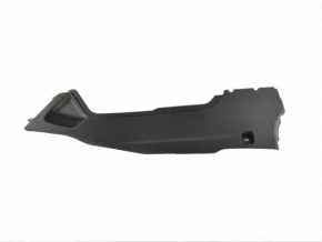 Left side center console trim for a 1920s Dodge Challenger, black, with cap, scratches