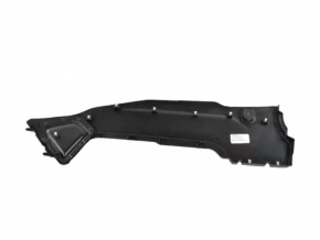 Left side center console trim for a 1920s Dodge Challenger, black, with cap, scratches