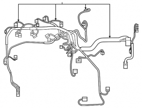 Lexus NX200t NX300 15-21 Engine Wiring