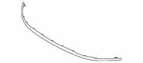 Kia Niro 19-22 EV front bumper lower lip