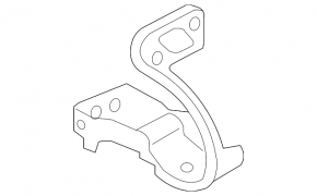 Left tailgate hinge for Audi Q5 8R 09-17