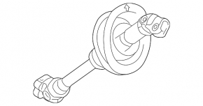 Steering cardan shaft Audi Q5 8R 09-17