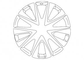 Wheel disk R19 Mazda CX-5 22-25 chrome
