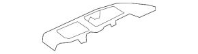 Lincoln MKC 15 Front Left Window Regulator Trim - Black
