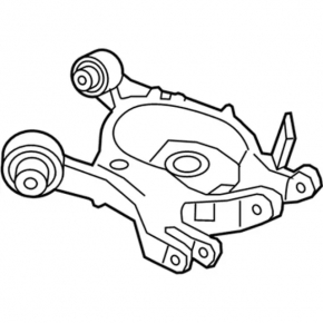 Lower control arm under spring rear left Ford Fusion mk5 13-20 AWD, FWD