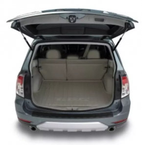 Subaru Forester 14-18 SJ trunk mat, black rubber