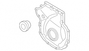 Front Engine Cover VW Passat b8 16-19 USA 1.8 TFSI ELRING