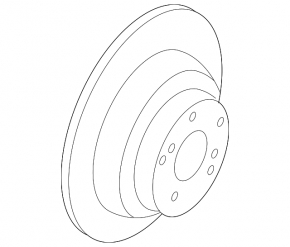 Front right brake disc Subaru b9 Tribeca 320/27mm rusty