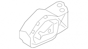 Engine mount rear right Volvo XC40 19-25