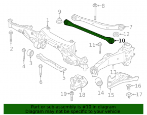 Lower rear left transverse control arm BMW X1 U11 24-26