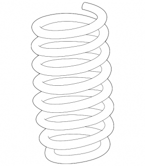 Rear left spring BMW 3 G20 21-25 plug-in RWD