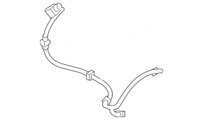 ABS sensor wire rear right Acura MDX 17-20 rest