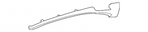 Door trim card front left Audi A6 C8 19- chrome, scratches