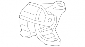 Rear Engine Mount for Honda Crosstour 10-15 Auto Trans, 2.4L