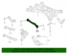 Rear left wishbone for Acura RDX 19-25 (without awd)