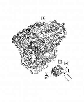 Generator Chrysler Pacifica 17-20 3.6