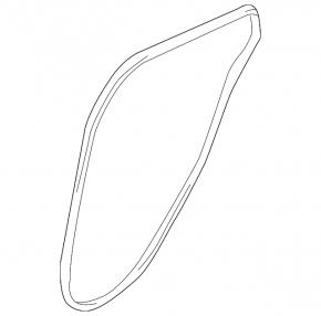 Rear left door opening seal Nissan Kicks 18-24