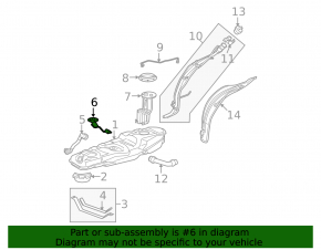 Lexus NX200t NX300 15-18 2.0T Fuel Level Sensor