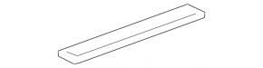Acura MDX 2007-2009 front left outer door sill plate, chrome