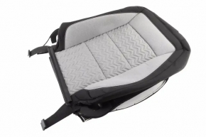 Chevrolet Equinox 22-24 passenger seat without airbag, manual, combined cloth, black and gray, dry-cleanable, chip cut off