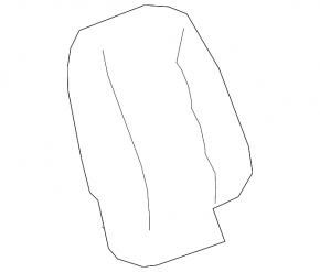 Chevrolet Equinox 22-24 passenger seat without airbag, manual, combined cloth, black and gray, dry-cleanable, chip cut off